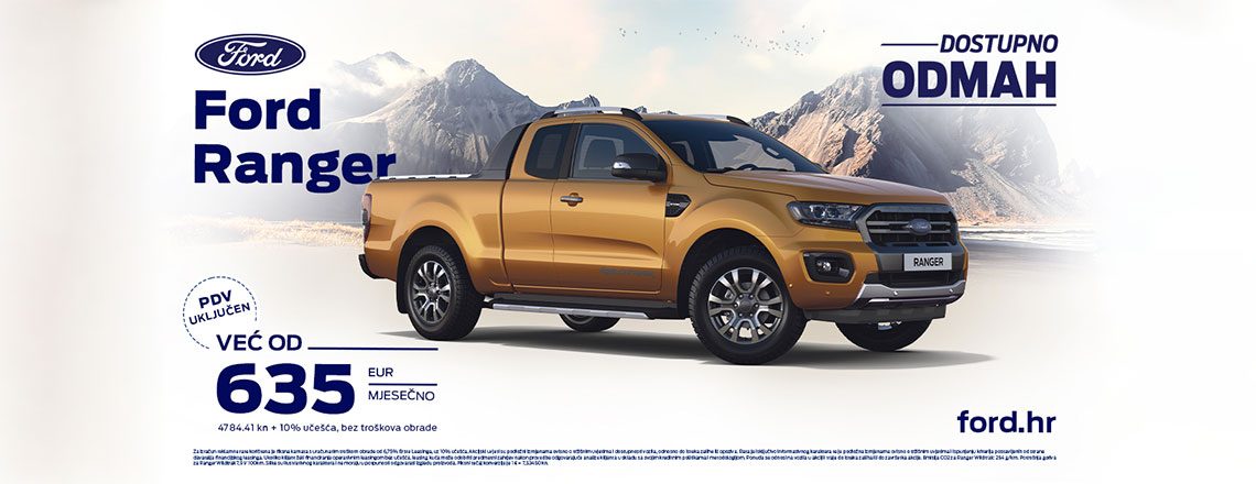 Ford gospodarska vozila - isporuka odmah!